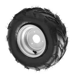 Produktbild: 16x8 7 ATV Reifen, All Trail Reifen und Felge, All Terrain UTV Reifen mit Nabe, Vorder- und Hinterreifen, Go Kart Reifen für Schlamm, Schnee, Vibrationsbeständiger Reifen für