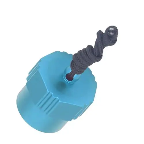 Produktbild: KIMISS Robuste Tauch-Staubkappe aus Aluminiumlegierung, Staubschutzhülle der 1. Stufe mit Universalgewinde für Scuba-Tauchregler, Staubstopfen für Tankventil für Optimalen Schutz (Blue)