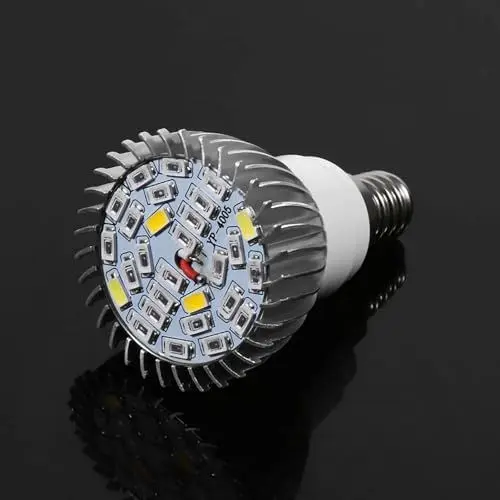 Produktbild: KIMISS Wachstumslampe, 28 W, Vollspektrum, E14, GU10, LED-Licht, für den Innenbereich, Rasen, Garten, Gartenarbeit, Pflege, Gewächshäuser, Pflanzenkeimungsausrüstung,