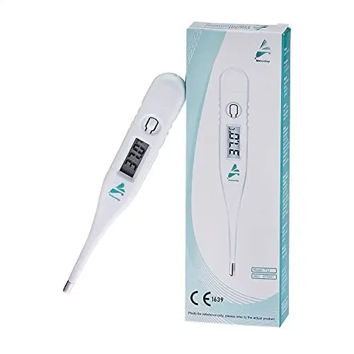 Produktbild: Kinbontop Digitales Fieberthermometer für Erwachsene, Kinder und Kleinkinder