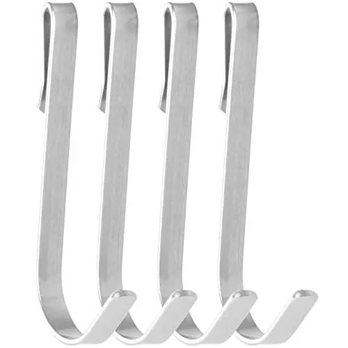 Produktbild: KINCMAX Edelstahl S Haken zum Einhängen Duschablage, Badezimmer & Küchenorganizer - Ersatz Metallhaken Hooks Klein aus Rostfreiem Edelstahl