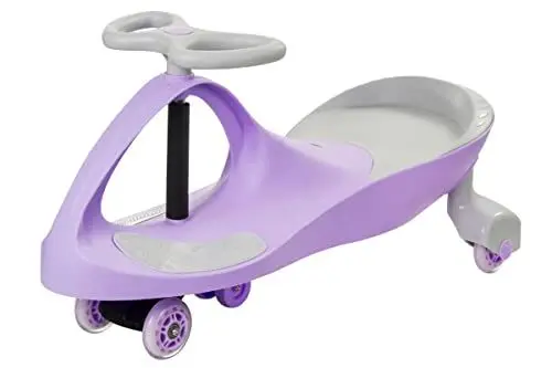 Produktbild: TWISTCAR Baby Car 3, Kleinkindauto, Fahrzeug für Jungen und Mädchen, Twist Car mit Lenkrad, Gummiräder, Belastbarkeit bis 120 kg, lila LED