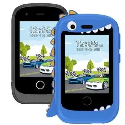 Produktbild: Kinder Handy, Smartphone für Mädchen Jungen, 28 Zoll großer Touchscreen Telefon Uhr Kinder mit 16 Spiele Anruf SOS Kamera Musik Schrittzähler Wecker, kinderhandy 4-9 Jahre Geschenke (Schwarz)