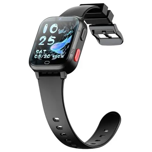 Produktbild: Kinder Smartwatch mit GPS Telefon Uhr für Kinder 4G, Anrufe, Nachrichten, Schulmodus, WiFi, Videoanruf, SOS-Funktion, Schrittzähler,Kinderuhr mit Anruf Funktion für Jungen und Mädchen