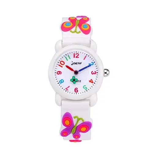 Produktbild: Kinder Uhr Mädchen,Armbanduhr für Kinder Jungen und Mädchen,30M wasserdichte Analog Quarzuhr, 3D Cute Cartoon Uhr, Digitale Kinderuhr, Teaching Handgelenk Uhren mit Silikon Armband,Kids Watch