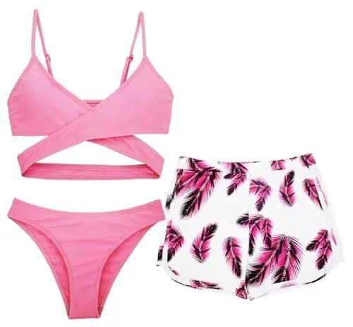 Produktbild: SEAUR Kinderbadeanzug Mädchen Sport Schnell Trocknen Badeanzug Bademode Schwimmen Badeanzüge Badeshirt Drucken Bade Bekleidung Strandkleidung Badeanzuge