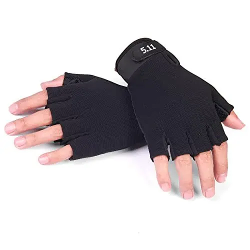 Produktbild: Kinder-Halbfinger-Fahrradhandschuhe, Kinder-Sporthandschuhe, Kinder-Fahrradhandschuhe, Rutschfeste Sporthandschuhe für Sommer-Outdoor-Sportarten für Kinder, Kinder-Vollfinger-Handschuhe für Radfahren,