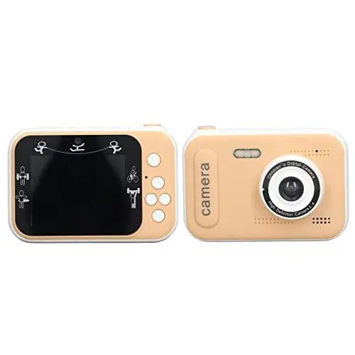 Produktbild: Kinderkameras, FHD 1080P Digitalkamera für Kindervideokamera mit 2,4-Zoll-IPS-Bildschirm, 20 MP Kinder-Selfie-Kamera mit Umhängeband für Teenager, Studenten, Jungen, Mädchen