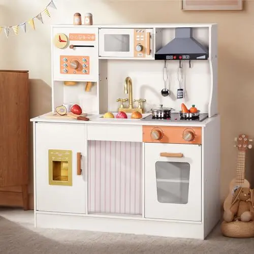 Produktbild: Kinderküche für Kinder Spielküche Kinderküche Zubehör mit Spielküche Zubehör Kinderküche Holz Kinder Küche