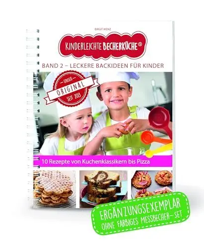 Produktbild: Kinderleichte Becherküche Band 2- Ergänzungsexemplar ohne Messbecher mit 10 Rezepten, Leckere Backideen für Kinder, Bekannt aus Die Höhle der Löwen: ... Backen und Kochen für Kinder ab 3 Jahren)