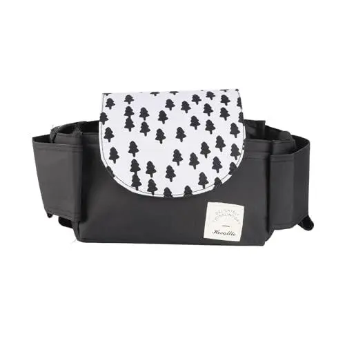 Produktbild: Kinderwagen-Organizer, universeller Kinderwagen-Getränkehalter, Aufbewahrungstasche, Kinderwagen-Zubehör (GsycleoXGO-11)