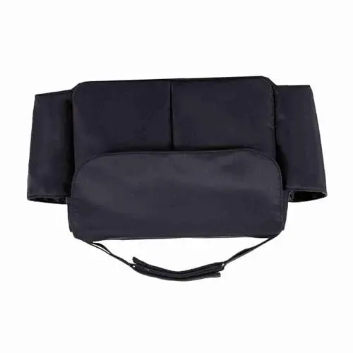Produktbild: Kinderwagen-Zubehör, Doppelter Kinderwagen-Organizer, Leichter und Kompakter Kinderwagen-Organizer mit Mehreren Fächern für Kinderwagen-Zubehör (BLACK)