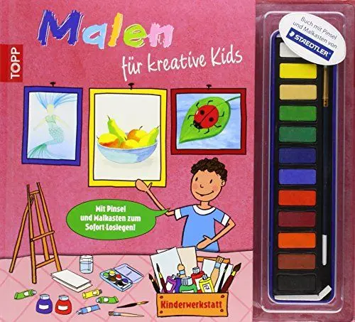 Produktbild: Malen für kreative Kids: Mit Pinsel und Malkasten zum Sofort-Loslegen