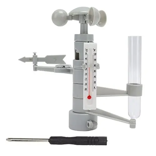 Produktbild: Kinder-Wetterstation-Kit, DIY-Wetterstation-Spielzeug, Pädagogisches Multifunktions-Wetterstation-Set, Wissenschaftliches Lernspielzeug, Teenager, und Mädchen Tägliche
