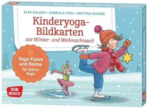 Produktbild: Kinderyoga-Bildkarten zur Winter- und Weihnachtszeit. Yoga-Flows und Reime für kleine Yogis: Yoga-Flows und Reime für kleine Yogis. Bewegung und ... und innere Balance. 30 Ideen auf Bildkarten)
