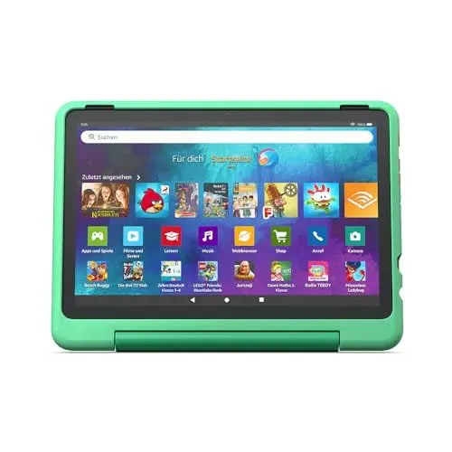 Produktbild: Kindgerechte Hülle von Amazon für das Fire HD 10-Tablet, mintgrün | Für Kinder ab 6 Jahren | Nur kompatibel mit Tablets der 13. Generation (2023)
