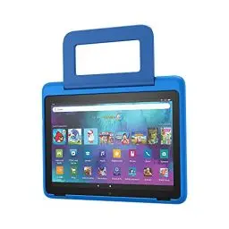 Produktbild: Kindgerechte Hülle von Amazon für das Fire HD 10-Tablet, mit „Raumschiffe“-Design | Für Kinder von 6–12 Jahren | Nur kompatibel mit Tablets der 11. Generation (2021)