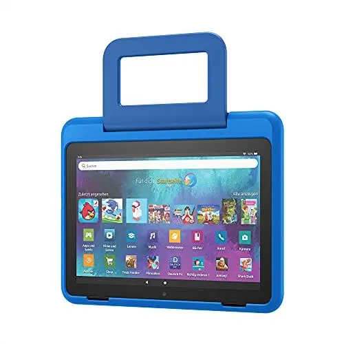 Produktbild: Kindgerechte Hülle von Amazon für das Fire HD 8-Tablet, mit „Raumschiffe“-Design | Für Kinder von 6–12 Jahren | Nur kompatibel mit Tablets der 10. Generation (2020)