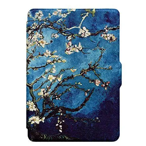 Produktbild: Kindle Paperwhite Case-Premium hellsten und dünnsten PU Leder Smart Cover für alle neuen Amazon Kindle Paperwhite Generationen, Prunus