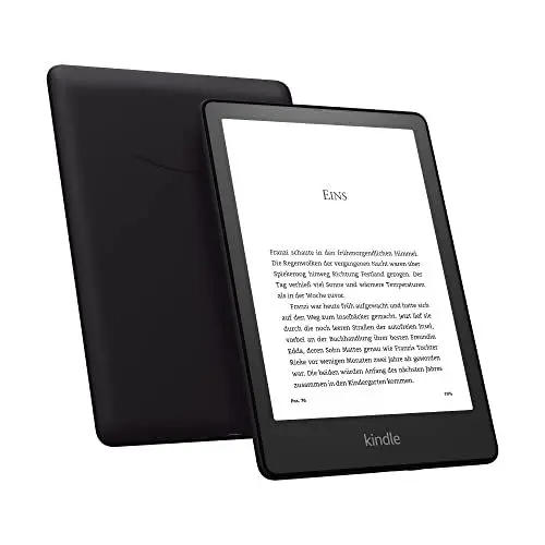 Produktbild: Kindle Paperwhite Signature Edition (32 GB) – Mit 6,8 Zoll (17,3 cm) großem Display, kabelloser Ladefunktion und Frontlicht mit automatischer Anpassung – ohne Werbung - Schwarz