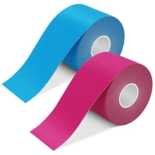 Produktbild: Kinesiotapes (6m x 5cm ungeschnitten), Grunda Kinesiotapes, Kinesiologie-Tape, wasserdicht und elastisch, wasserfeste & Hautfreundliche Sport Tapes für Muskelunterstützung, Knieschmerzen