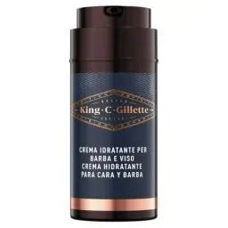 Produktbild: King C. Gillette Feuchtigkeitscreme für Herren und Bart, Pflege für Herren, mit Vitamin B, 1 Packung mit 100 ml, ideal für Herren-Bart-Set, Geschenkidee für Herren