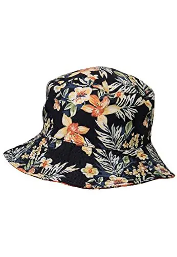 Produktbild: King Kerosin Herren Bucket Hat Fischerhut Anglerhut Wendefunktion Sonnenhut Strandhut Tropical 50S Hibiscus