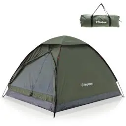 Produktbild: KingCamp Ultraleicht Camping Zelt MONDOME II für 2 Personen - Wasserdichtes Zelt, Kompakt und Rucksack-freundlich - Ideales Zelt für Camping, Trekking und Outdoor-Aktivitäten,Grün