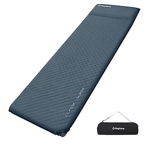 Produktbild: Kingcamp Classic Super Selbstaufblasende Isomatte, L (198 × 63 × 5 cm), 198 x 63 x 5 cm