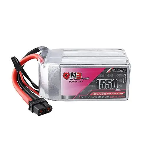 Produktbild: KINGDUO 18.5V 1550Mah 130C 5S Lipo Batterie Xt60 Stecker Für Eachine Wizard Ts215 FPV Racing Drone