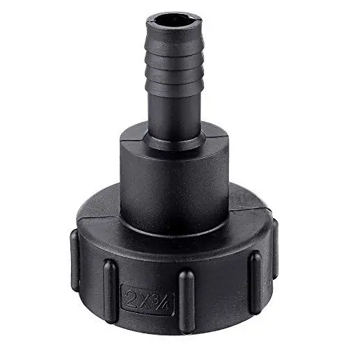 Produktbild: KingLan S60 X 6 IBC Wasserhahn Tank Adapter Grobgewinde Unterschiedlicher Auslasshahn Anschluss Ersatzventil Schlauchanschlussteile Für Den Hausgarten -#2