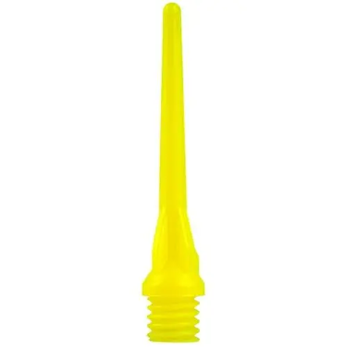 Produktbild: Kings Dart Longlife-Dartspitzen | 100 oder 500 Stück | 30 mm Länge | für Dartpfeile mit 2BA Gewinde | Softdartspitzen | Kleines Gewinde | Griffiges Außenprofil