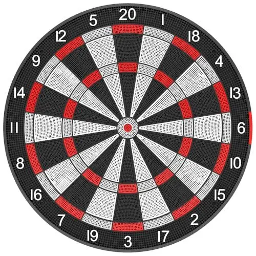Produktbild: Kings Dart Smart-Dartboard | Dartworld A1 | Bluetooth 4.0 | App inkl. Innovative Features | Befestigung mit Easy-Fit Halterung oder Aufhängelöcher | Inkl. 6 Softdarts und Ersatzspitzen