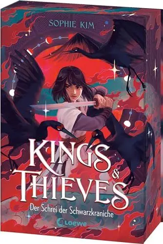 Produktbild: Kings & Thieves (Band 2) - Der Schrei der Schwarzkraniche: Die Fortsetzung der atemberaubenden Romantasy - Rache, Geheimnisse und dunkle Kräfte - Mit edlem Farbschnitt nur solange der Vorrat reicht