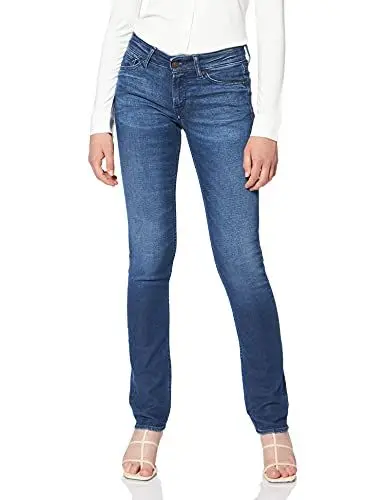 Produktbild: Kings of Indigo Damen EMI Slim Jeans, Blau (Diva MID Blue 3009), 27/34)