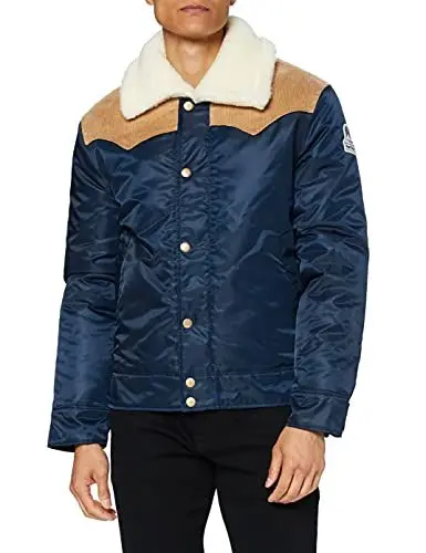 Produktbild: Kings of Indigo Herren Jimmu Jacke, Blau (Navy 8112), Large (Herstellergröße:L)