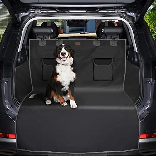 Produktbild: Kingsleeve® Kofferraumschutz Universal Wasserabweisend Kratzfest Ladekantenschutz Pflegeleicht 600D Oxford Universal Schondecke Kofferraummatte Hund