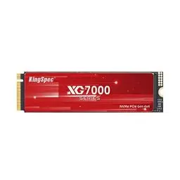Produktbild: KingSpec 1TB NVMe SSD M.2 2280 Interne SSD PCIe 4.0 Gen4x4, 7400 MB/s Lesen, 6600 MB/s Schreiben, Internes Solid State Drive Kompation mit Gaming Konsole/Desktop/Gaming Laptop
