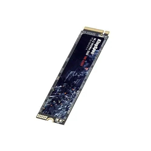 Produktbild: KingSpec NE-2280 512GB NVMe SSD Pcie 3.0 M.2 SSD Gen 3x4, Bis zu 2400MB/s, Internes Solid State Drive mit 3D NAND Flash, Kompatibel mit Desktop/Laptop
