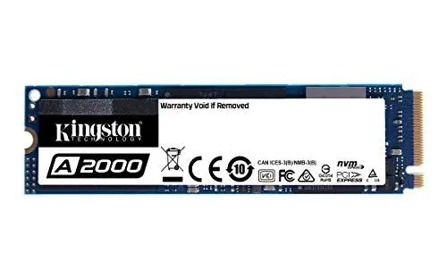 Produktbild: Kingston A2000 (SA2000M8/250G) SSD NVMe PCIe M.2 2280 250GB