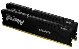 Produktbild: Kingston FURY Beast Schwarz EXPO DDR5 64GB (2x32GB) 5200MT/s DDR5 CL36 DIMM Desktop Gaming Speicher Kit mit 2 - KF552C36BBEK2-64