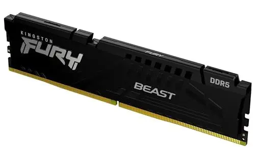 Produktbild: Kingston FURY Beast Schwarz EXPO DDR5 8GB 5600MT/s DDR5 CL36 DIMM Desktop Gaming Speicher Einzelnes Modul - KF556C36BBE-8