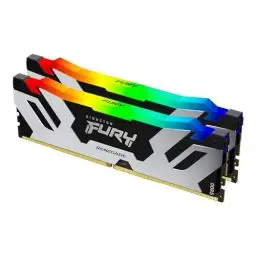 Produktbild: Kingston Fury Renegade Schwarz RGB XMP 32GB 7200MT/s DDR5 CL38 DIMM Desktop Gaming Speicher (Kit mit 2 ) - KF572C38RSAK2-32