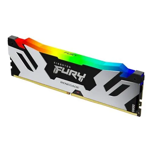 Produktbild: Kingston Fury Renegade Schwarz RGB XMP 16GB 7200MT/s DDR5 CL38 DIMM Desktop Gaming Speicher - KF572C38RSA-16