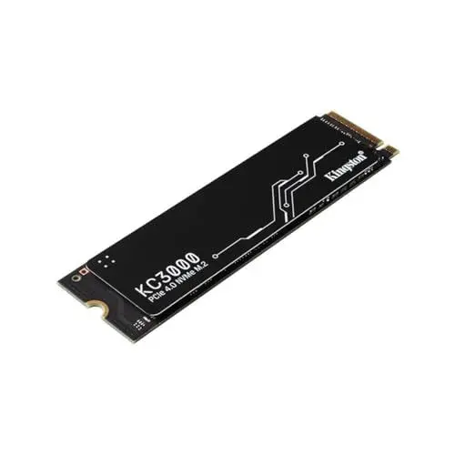 Produktbild: Kingston KC3000 PCIe 4.0 NVMe M.2 SSD - Hochleistungsspeicher für Desktop- und Laptop-PCs -SKC3000S/512G, Schwarz, 512GB