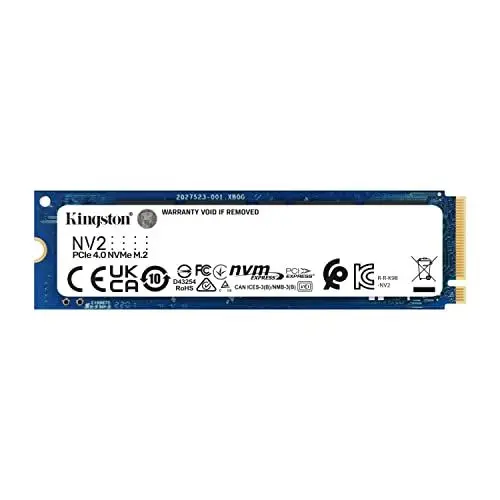 Produktbild: Kingston NV2 NVMe PCIe 4.0 Interne SSD 500GB M.2 2280 - SNV2S/500G