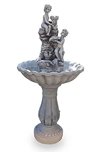 Produktbild: Kiom Gartenbrunnen Figurenbrunnen Wasserspiel FoFiglioletti 106 cm 10902