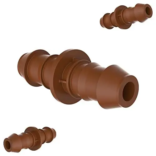 Produktbild: Kirchhoff | 3 x Verbindungsstück | Fitting für Tröpfchenbewässerung | Steckverbindung für Drip-Bewässerung | Made in EU | Garten-Bewässerungssystem