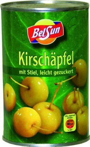 Produktbild: Kirschäpfel mit Stiel, 4er Pack (4 x 425 g Packung)