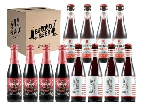Produktbild: Kirschbier-Paket Belgien - 12 Belgische Fruchtbiere von Traditionsbrauereien